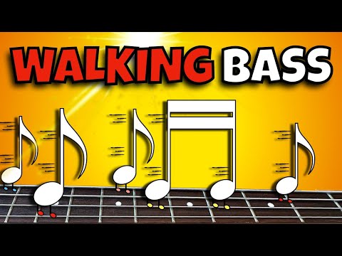EASY WALKING BASS: How to Improvise on Jazz Standards with This Trick 🎸🔥