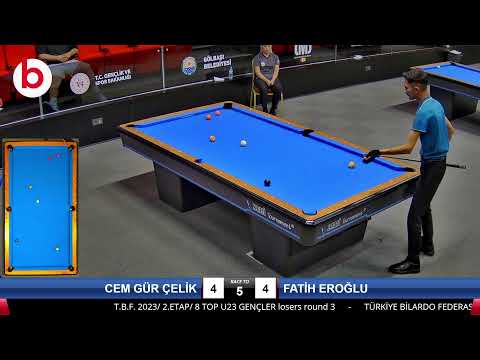 CEM GÜR ÇELİK & FATİH EROĞLU Bilardo Maçı - 