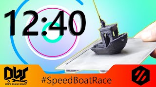 My FASTEST 3D Print Ever! #SpeedBoatRace