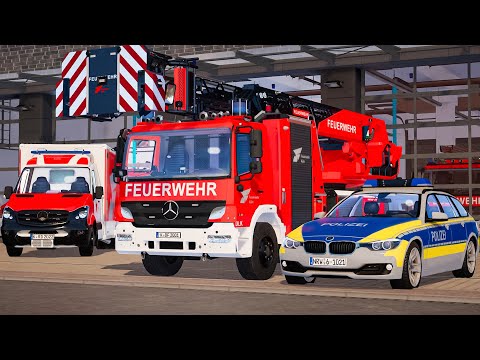 Emergency Call 112 - Köln Police, Firefighters First Responding! 4K