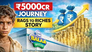 Download lagu From Sadak to ₹5000CR 😱 | Balaji Wafers Success Story mp3