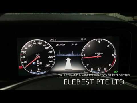 Mercdes-Benz W213 E220d COMAND & WIDESCREEN COCKPIT RETROFITTED