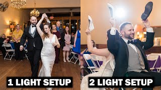 Flash Photography For Wedding Receptions: 1 Light Setup VS 2 Light Setup