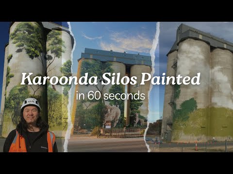 Karoonda Day & Night Silo Art