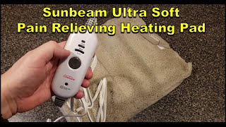 Sunbeam Heating Pad for Pain Relief (Standard Size 12 x 15)