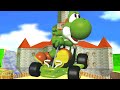 Mario Kart 64 50cc Mushroom Cup Grand Prix Yoshi Gameplay Nintendo 64
