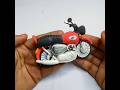 DIY How To Make Polymer Clay Miniature Bullet Bike Claycreationrb Clayart Shorts