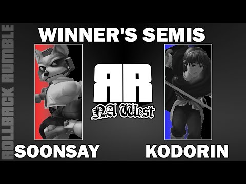 Soonsay (Fox) vs KoDoRiN (Marth) | Winner's Semis | Rollback Rumble NA West IV