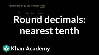 Rounding Decimals