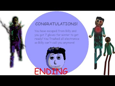 Billy's Basic House 11 Years Later Beta ENDING [Baldi Mod]