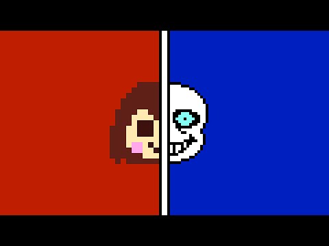 (Chara vs Sans) Stronger Than You Duel Duet (Milkychan & djsmell) w/ Lyrics [Undertale Parody]