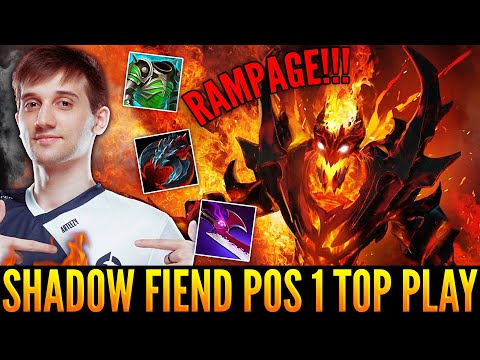 👉 ARTEEZY Spamed Shadow Fiend Pos 1 Last Week And Has 83% Win Rate With Him - EZ RAMPAGE !!!