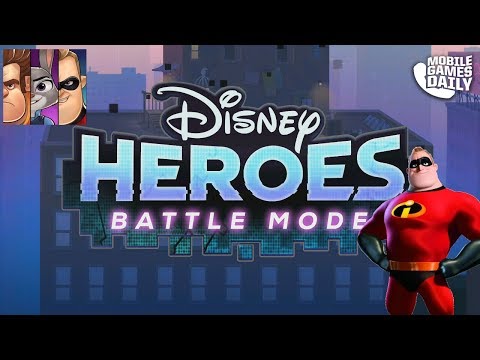 DISNEY HEROES Battle Mode Gameplay Walkthrough Part 1 (iOS Android)