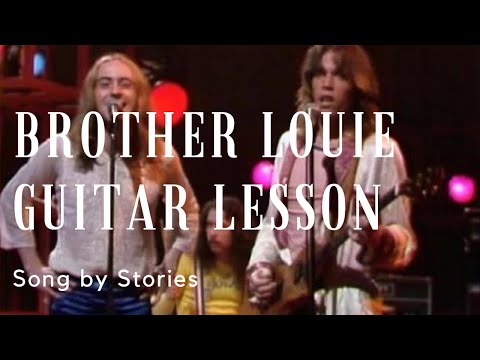 How to play Brother Louie by Stories (Classic Rock Guitar Lesson) (Blues Rock Guitar Lesson)