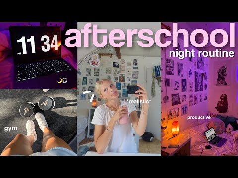 MY AFTERSCHOOL NIGHT ROUTINE *sophomore in high school*