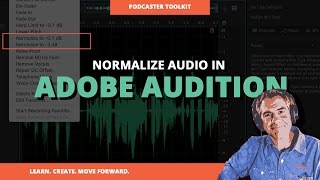 How To Normalize Your Podcast Audio in Adobe Audition