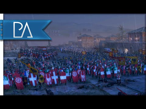 DEFENSE OF CONSTANTINOPLE - Medieval Kingdoms Total War 1212AD Gameplay