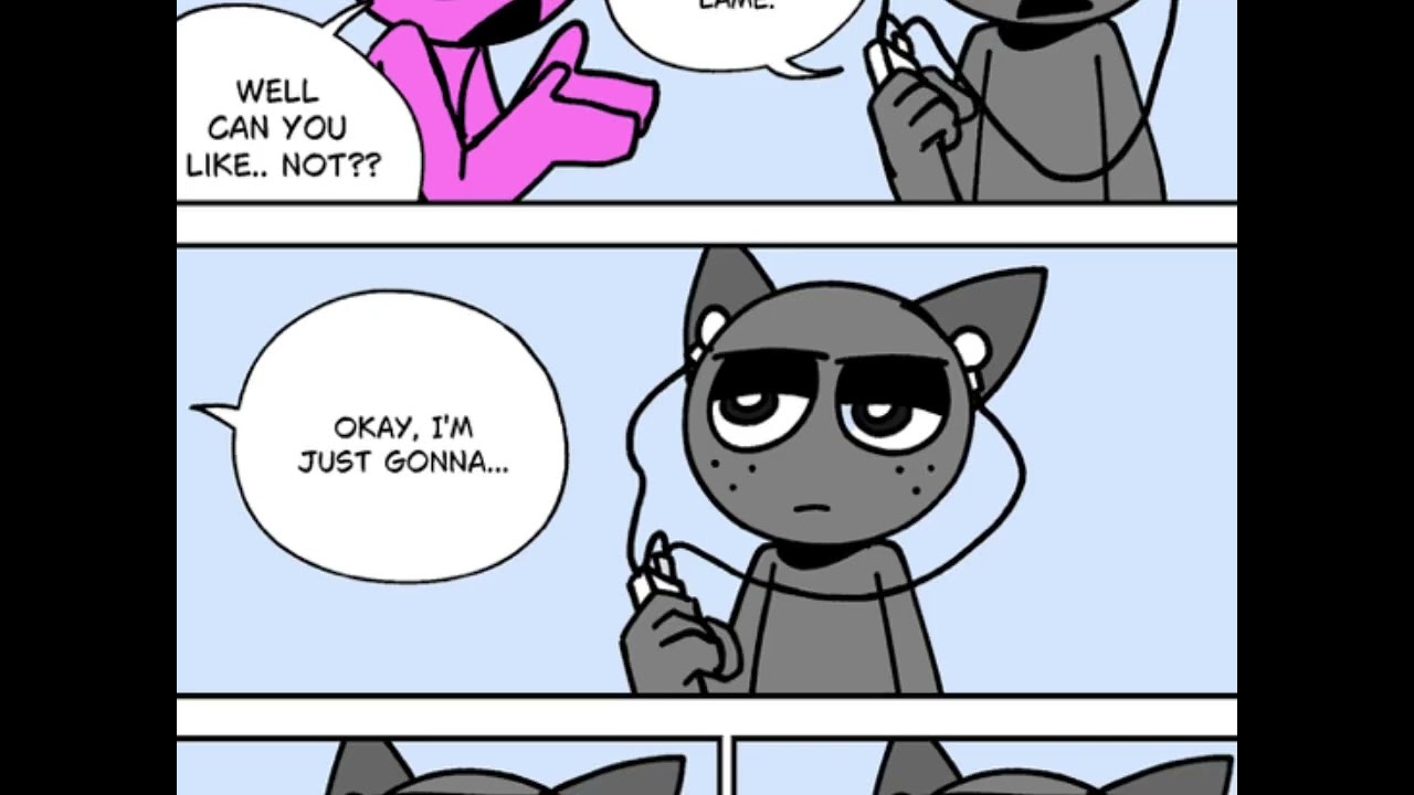 Pinki And Gray Comic Dub // Sprunki // Incredibox    // Comic Dub // Credit: to the original creator