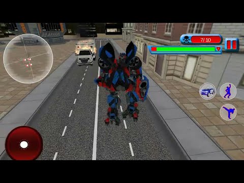 Police Robot Transformation - Prison Escape (Dangerous bang) Android Gameplay HD #5