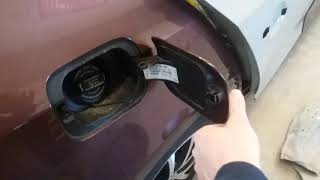 How to Open the Gas Door on a  VW Jetta