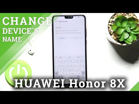 Open About Phone Settings / Rename Device - HUAWEI Honor 8x
