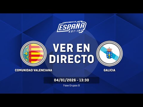 COMUNIDAD VALENCIANA vs GALICIA | Fase Grupos | Grupo B | CESA Infantil Masculino