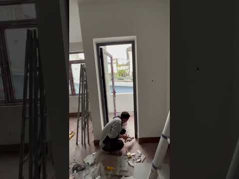 Công tác lắp dựng cửa nhôm xingfa