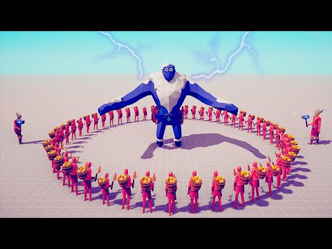 DEADLY CIRCLE | ARCHITECTS & THORS vs UNITS - Totally Accurate Battle Simulator | TABS