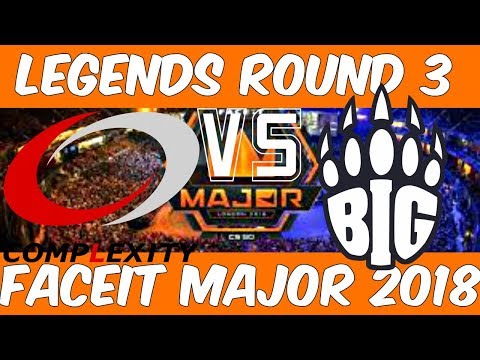 Complexity vs BIG - Nuke - FACEIT Major london 2018 - Legends Stage - csgo highlights