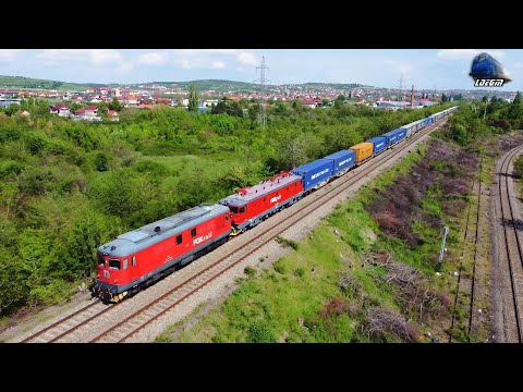 060-EA 600 004-0 & Tren FOX Rail Intermodal Train in Episcopia Bihor - 05 May 2022