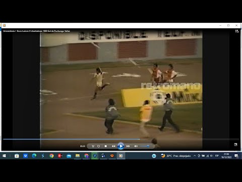 Copa Libertadores 1989 - Universitario de Perú 1 vs Boca Juniors 0 - Gol de Alfonso "Puchungo" Yáñez
