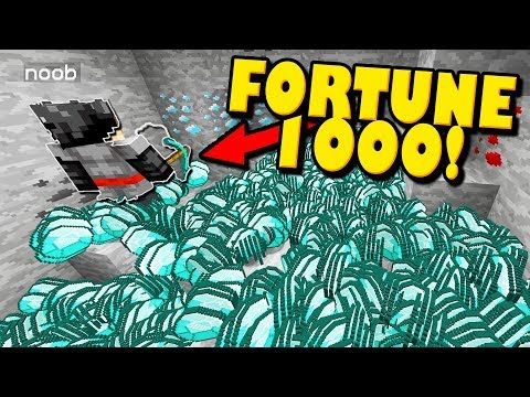 GIVING NOOB FORTUNE 1000 DIAMOND PICK! - Minecraft Trolling (Ep 165)