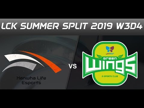 Hanwha Life Esports vs Jin Air Green Wings | LCK Summer 2019 W3G1 | FULL GAME