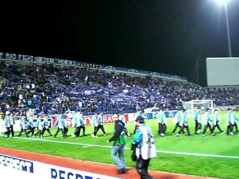 Anorthosis Supporter Singing For Famagusta