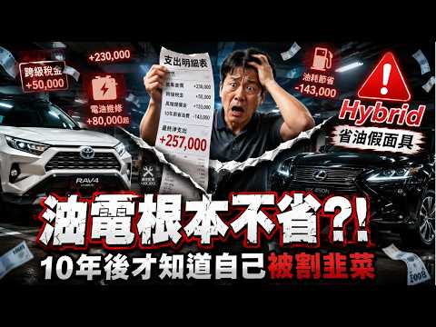 買油電是省錢還是繳智商稅？撕開 Toyota／Lexus Hybrid 省油假面具！這兩筆隱形開銷，可能讓你多花一台機車錢！