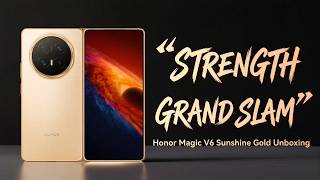 Honor Magic V6 Gold Review & Unboxing | Thinnest Foldable, 7150mAh Battery🔥| Price in UK