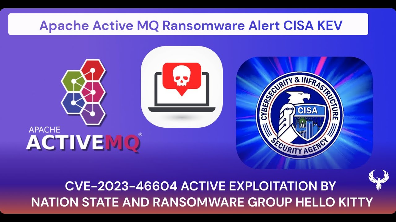 #CVE-2023-46604 Critical #Apache #ActiveMQ #Vulnerability #ransomware #hellokitty #cybersecurity