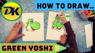 How to Draw Green Yoshi