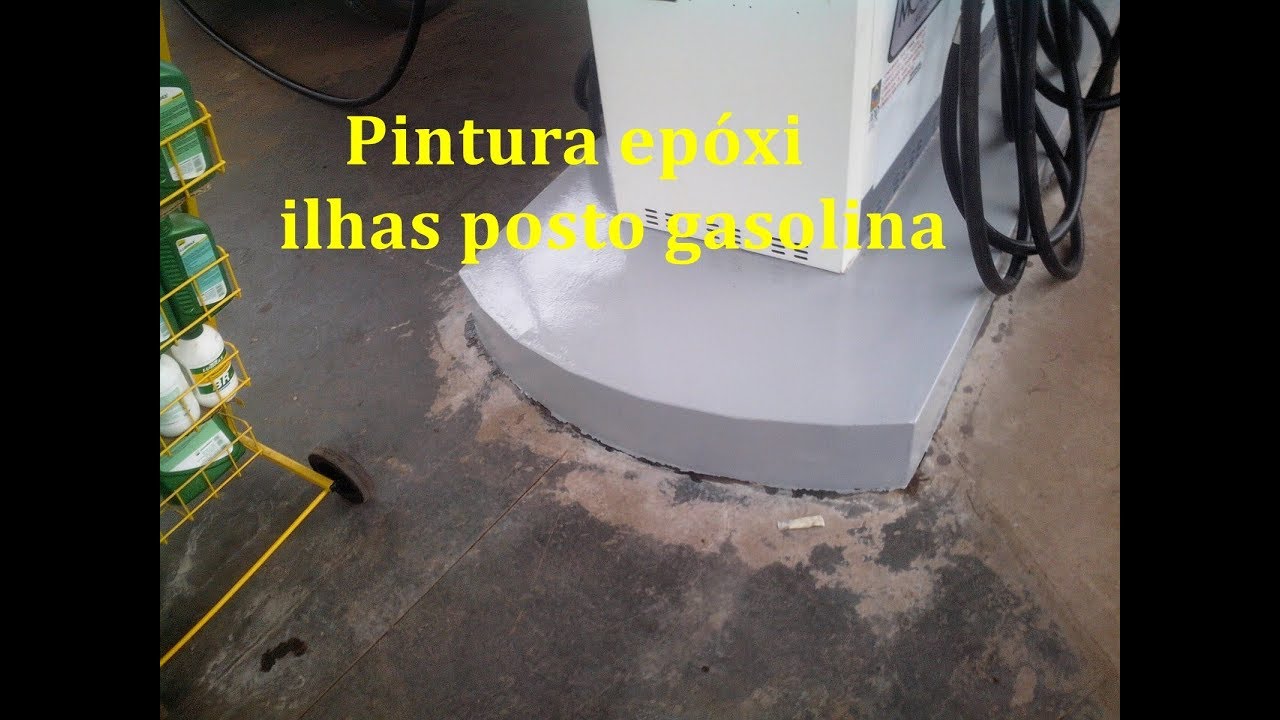 Pintura epóxi ilhas posto gasolina Cuiabá MT
