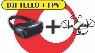 DJI TELLO / FPV FEITO COM SANSUNG GEAR VR