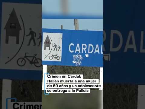 Crimen en Cardal: Hallan muerta a una mujer de 69 años y un adolescente se entrega a la Policía