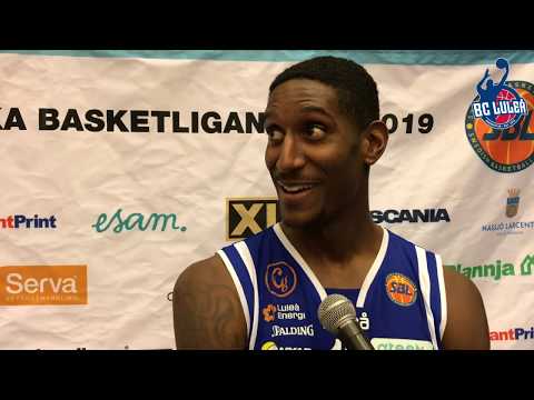 Robert Gilchrist efter hemmasegern mot Norrköping Dolphins