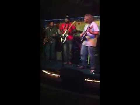 Bebo at blues festival in Rentiesville.