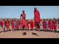 Maasai jumping contest