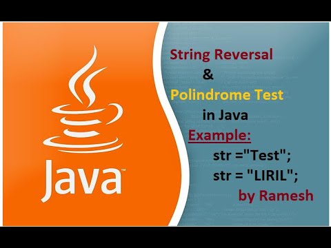 JAVA FAQ # 92 || String Reversal and Palindrome Test in Java