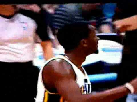 NBA CJ Miles Amazing Buzzer Beater VS Toronto Raptors 2010