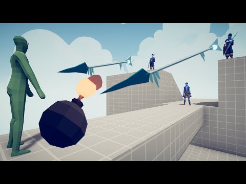 FREEZE & BOOM - BOMB THROWER + ICE ARCHER | Totally Accurate Battle Simulator TABS