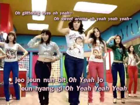 Girls' Generation Gee EngSub + Lyrics Karaoke
