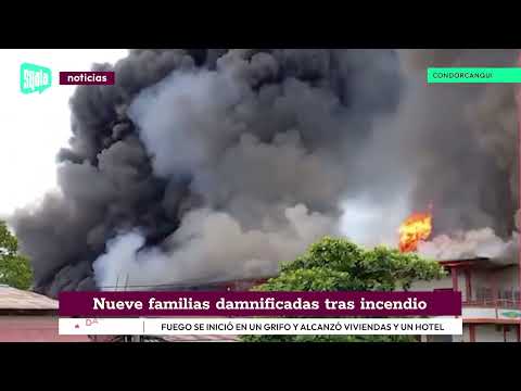 CONDORCANQUI: Nueve familias damnificadas tras incendio