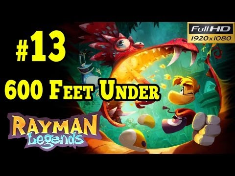 Rayman Legends Walkthrough - Toad Story Part 13 600 Feet Under Gameplay (1080p)